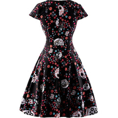 Robe Tête de Mort Rétro