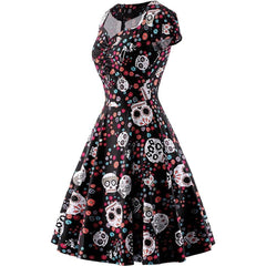 Robe Tête de Mort Vintage