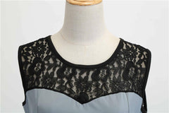 Robe Pin-Up Grise