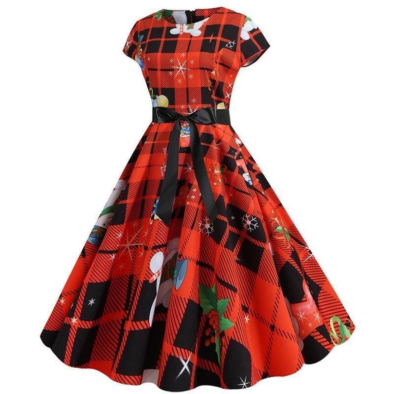 Robe Vintage Noel Femme