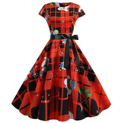 Robe Vintage Motif Noël