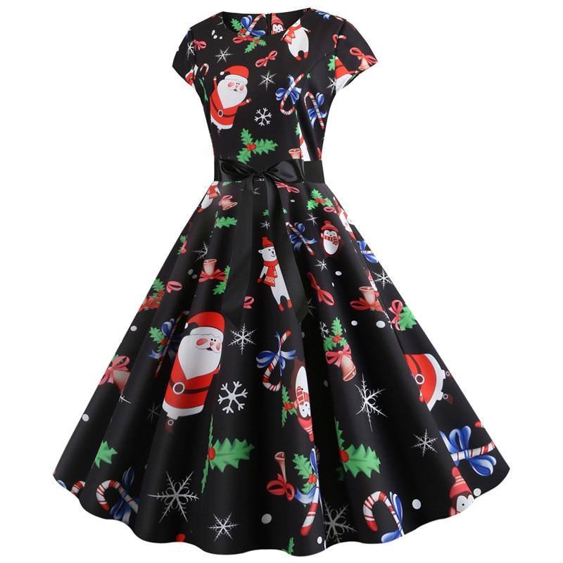 Robe Vintage Manche Courte
