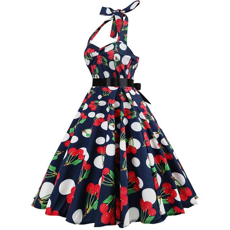 Robe Vintage Rétro Femme