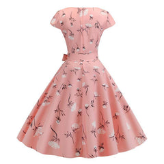 Robe Rétro Rose