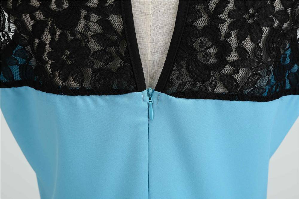Robe 1950 Turquoise