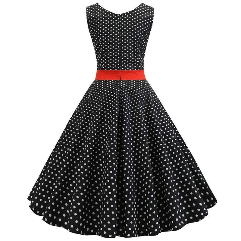 Robe A Pois Année 50