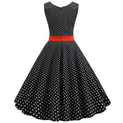Robe A Pois Année 50