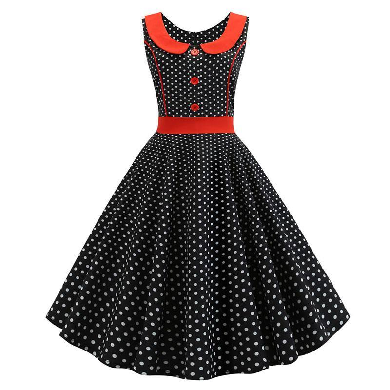 Robe à Pois Vintage