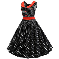 Robe Vintage Col Claudine