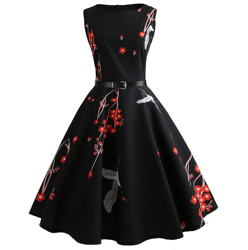 Robe Noire Style Année 50