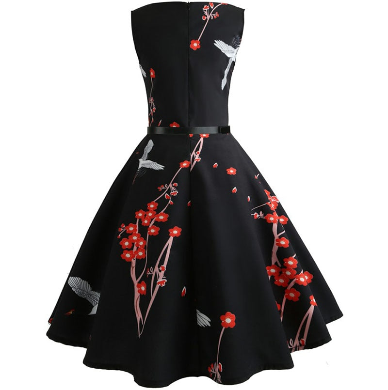 Robe Année 50 Noire